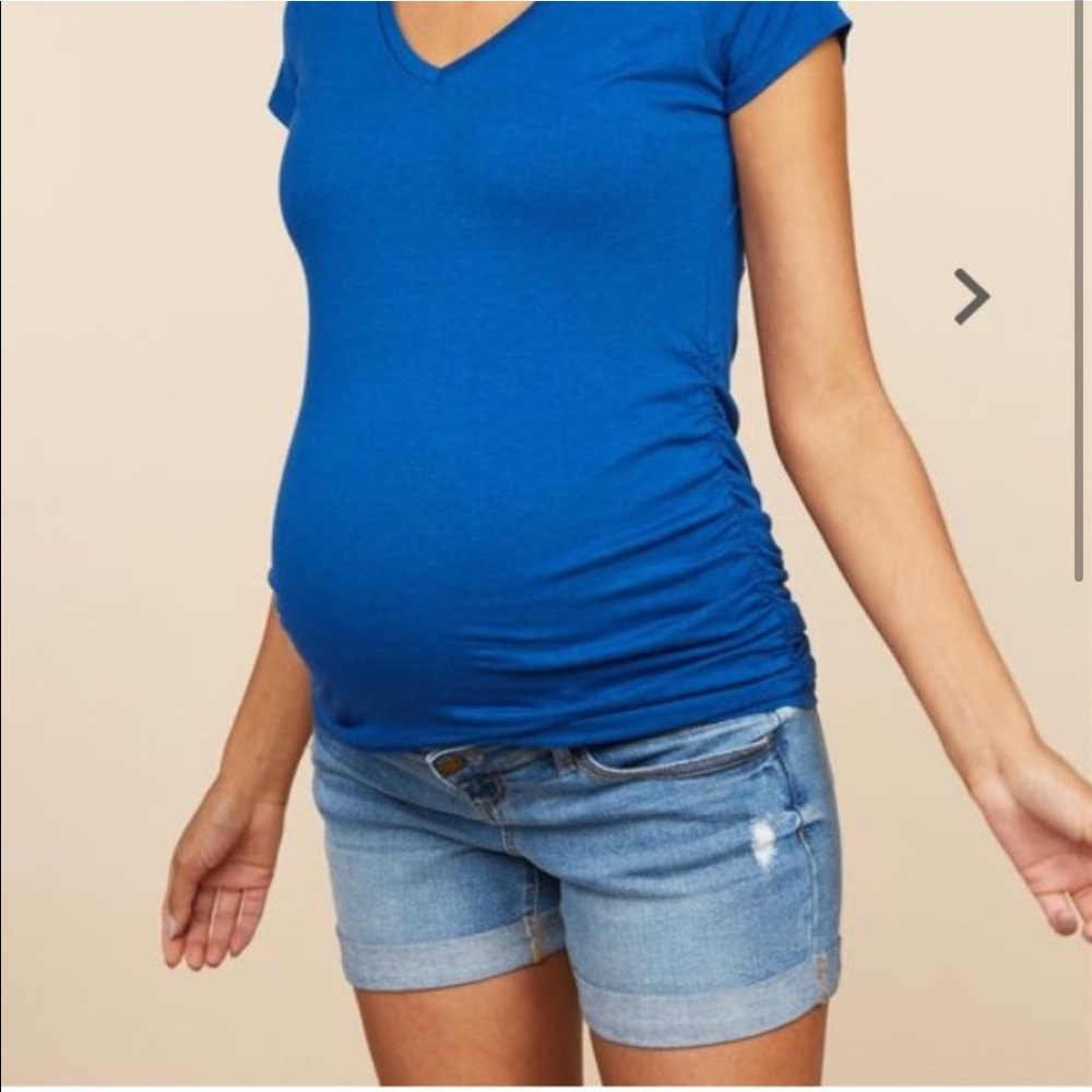 Maternity Denim Shorts — Underbelly